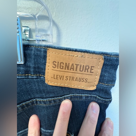 Levi’s straight leg mid rise jeans plus size denim casual classic minimalist - Picture 3 of 9